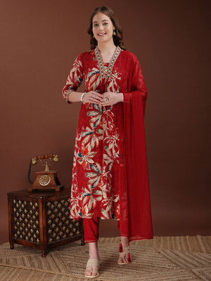 berrylicious Women Kurta Pant Dupatta Set
