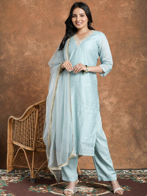 SHREESHA ENTERPRISE Women Kurta Pant Dupatta Set