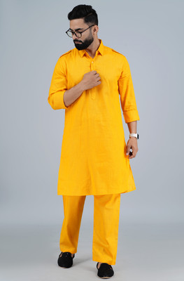 ELEPANTS Men Kurta Pyjama Set