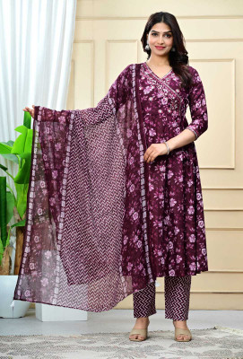 HERE&NOW Women Kurta Pant Dupatta Set