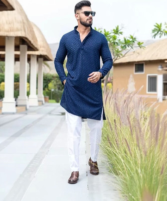 SHIVGARMENT Men Kurta Pant Set