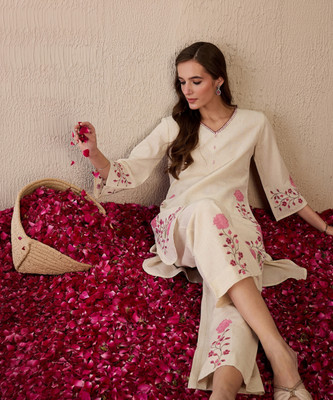 Indo Era Women Kurta Palazzo Set