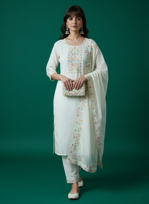 GEN Z TRENDS Women Kurti Pant Dupatta Set