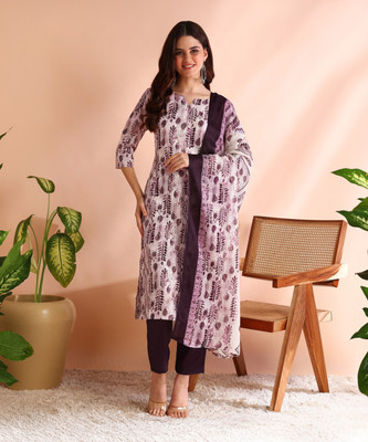 New Ethnic 4 You Women Kurta Pant Dupatta Set