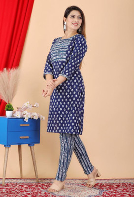 Zaneta Women Kurti Pant Set