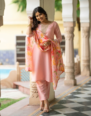 NAVLIK Women Kurta Pant Dupatta Set