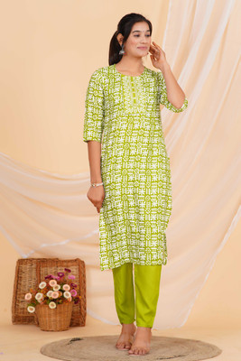 Ethrivaa Women Kurta Pant Dupatta Set