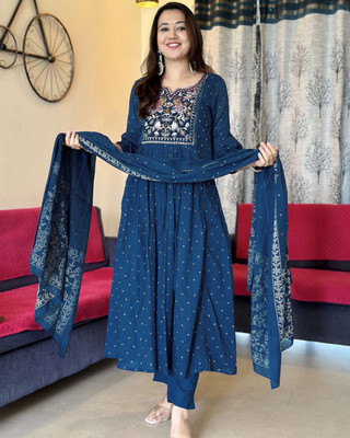 Divastri Women Kurta Pant Dupatta Set