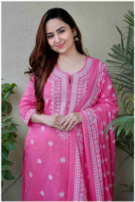 BHAWARIYA Women Kurta Pant Dupatta Set