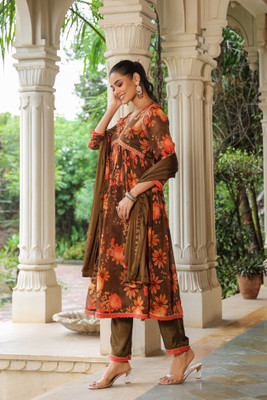 aaraas Women Kurta Pant Dupatta Set