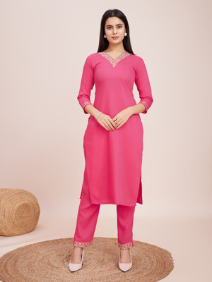 TINKUDI Women Kurti Pant Set