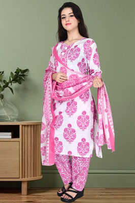 FF CREATION Women Kurti Pant Dupatta Set
