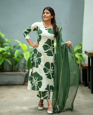 Alvika Women Kurta Pant Dupatta Set