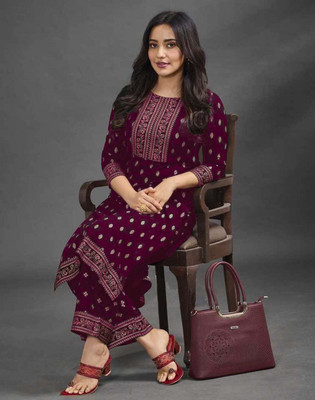 shoecom Women Kurta Palazzo Set