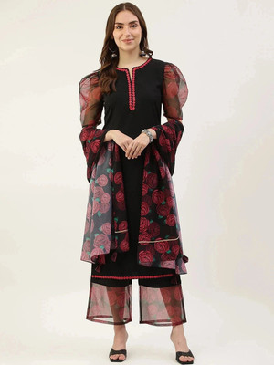 FIORRA Women Kurta Palazzo Dupatta Set