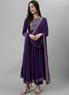 sonafashion Women Kurta Palazzo Attached Dupatta Set
