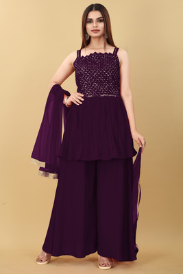 Sashay Boutique Women Kurta Sharara Dupatta Set