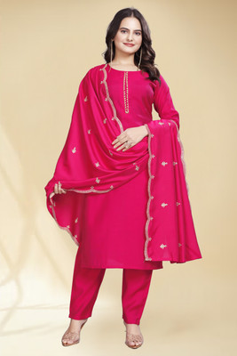 VADTALWALA Women Kurti Pant Dupatta Set