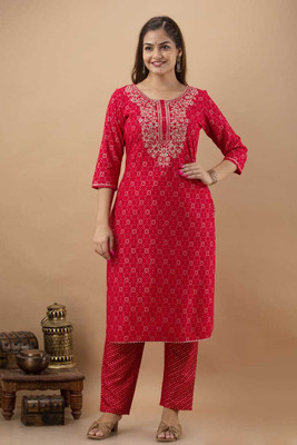 Shyam Shivam Creation Women Kurta Pant Set