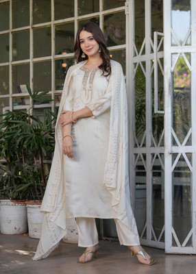 Yogik Creation Women Kurta Pant Dupatta Set