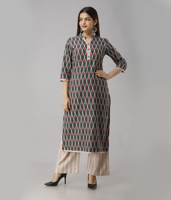 FABRIC FITOOR Women Kurta Palazzo Set