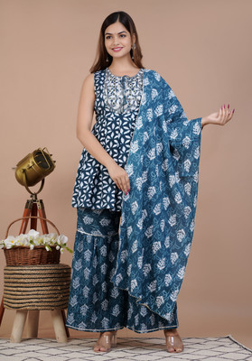 Karvika Women Kurta Sharara Set