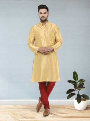 SKAVIJ Men Kurta Pyjama Set