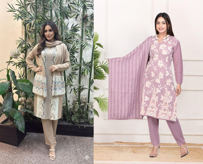 yuvraj global Women Kurti Pant Dupatta Set