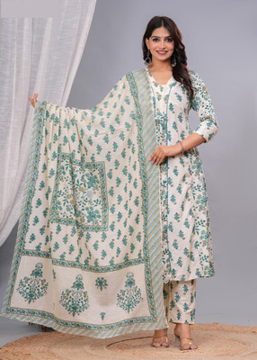 AMGonline Women Kurta Pant Dupatta Set