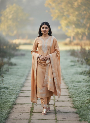 Pragya Women Kurta Salwar Attached Dupatta Set