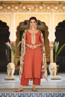 Divastri Women Kurta Pant Dupatta Set