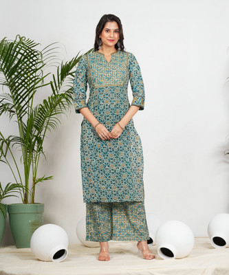 VBUYZ Women Kurta Palazzo Set