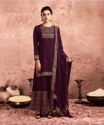 Samah Women Kurta Sharara Dupatta Set