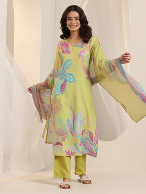 LIBAS Women Kurta Pant Dupatta Set