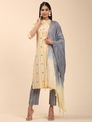 VBUYZ Women Kurta Pant Dupatta Set