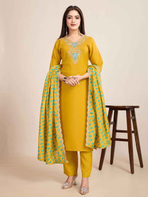 NAVLIK Women Kurta Pant Dupatta Set