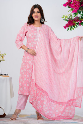FrionKandy Women Kurta Pant Dupatta Set