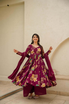 Aaghnya Fashion Women Kurta Pant Dupatta Set