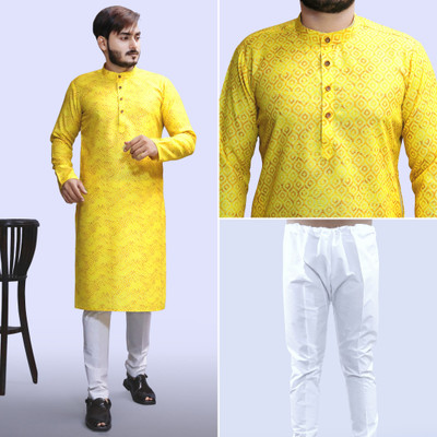 Tibra Collection Men Kurta Pyjama Set