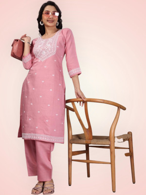 HKFASHIONS Women Kurta Pyjama Set