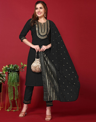 Skylee Women Kurta Pant Dupatta Set