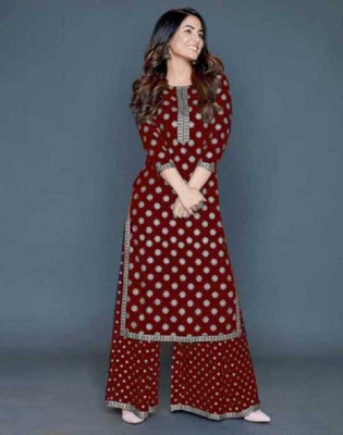 MID CREATION Women Kurta Palazzo Set