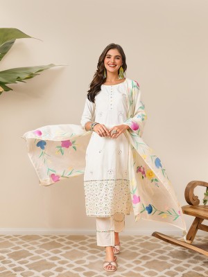 Ishin Women Kurta Pant Dupatta Set