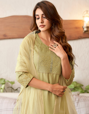 Skylee Women Kurta Pant Dupatta Set