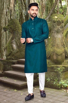 SHIVGARMENT Men Kurta Pyjama Set