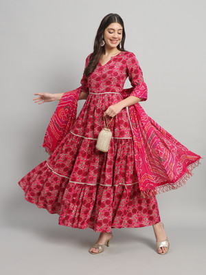 vijay garments Women Kurta Dupatta Set