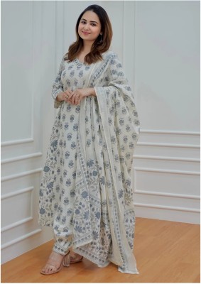 TANJAN Printed Kurta, Trouser/Pant & Dupatta Set