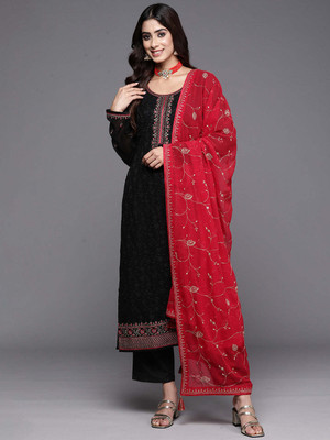 LIBAS Women Kurta Pant Dupatta Set