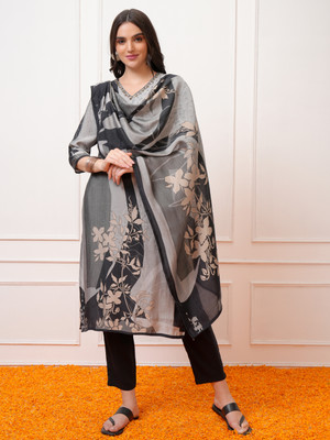 Vishudh Women Kurta Pant Attached Dupatta Set