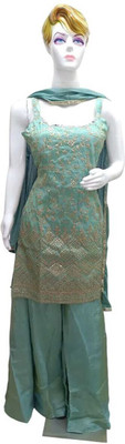 jyotigarments Women Kurti Sharara Dupatta Set